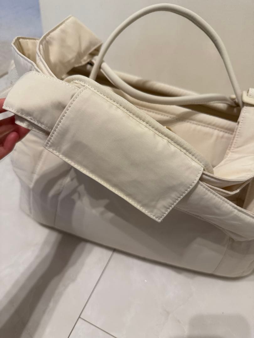 【新品未使用】MILLIONG コットンキャンディバッグ - バニラクリーム M