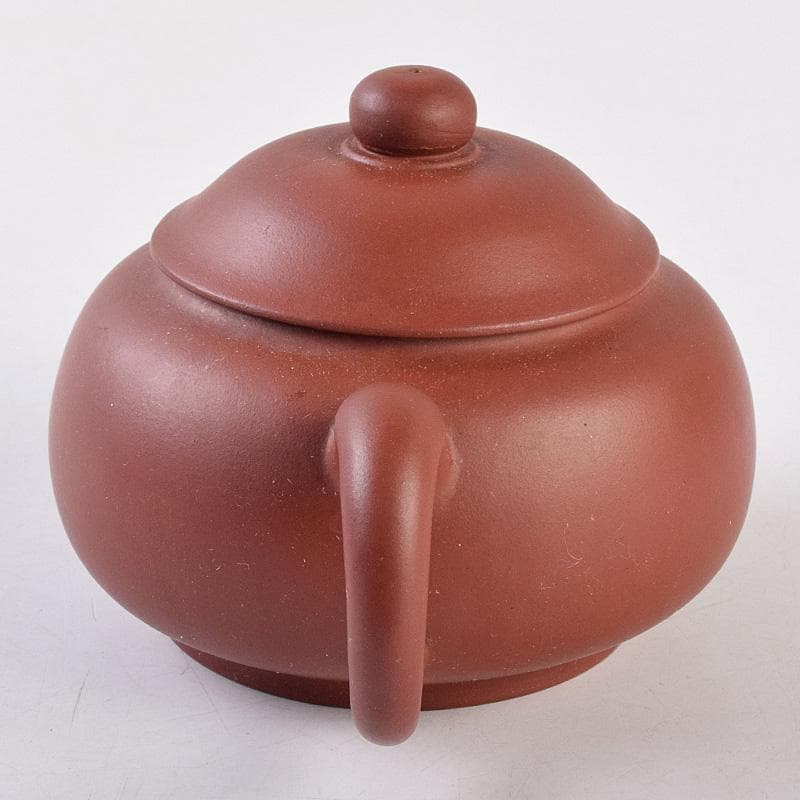 中国　紫砂　朱泥　急須　茶壷　在銘　V　R9012