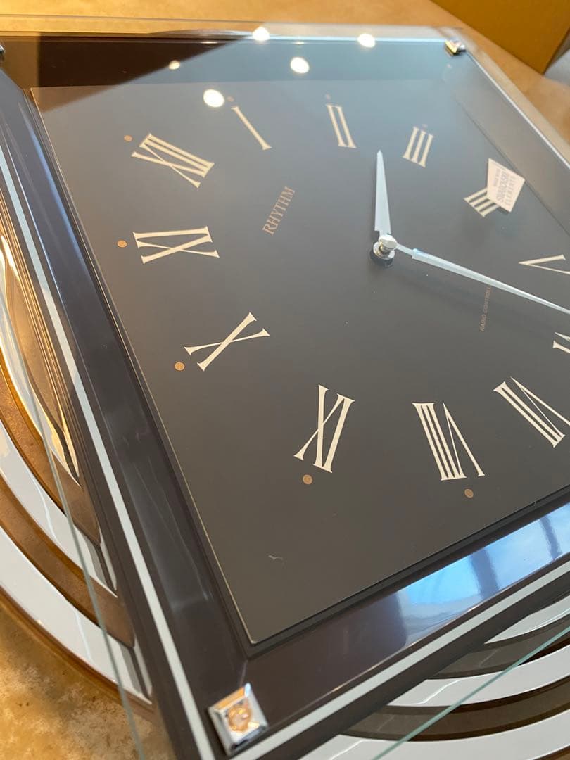 RHYTHM ビュレッタ 掛け時計 4MX405SR06