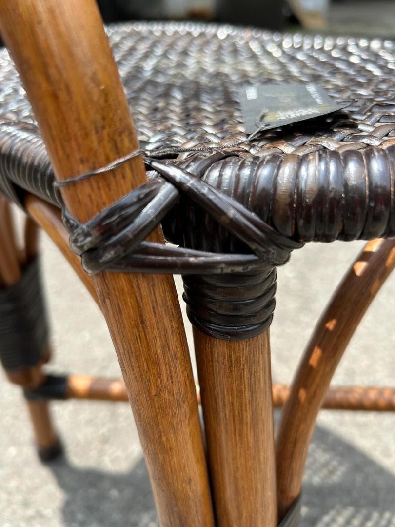 レア!! 熟練職人手作り こだわりの逸品！ツルヤ商店　籐源郷　スツール　ラタン