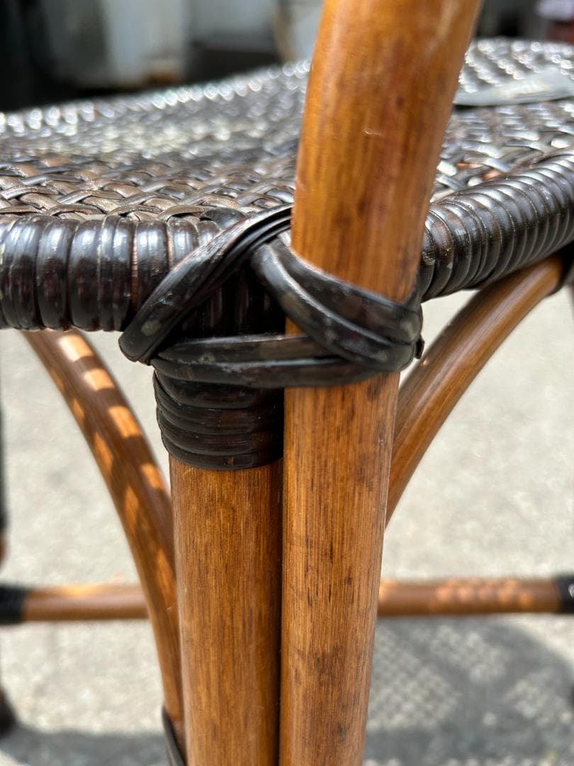 レア!! 熟練職人手作り こだわりの逸品！ツルヤ商店　籐源郷　スツール　ラタン