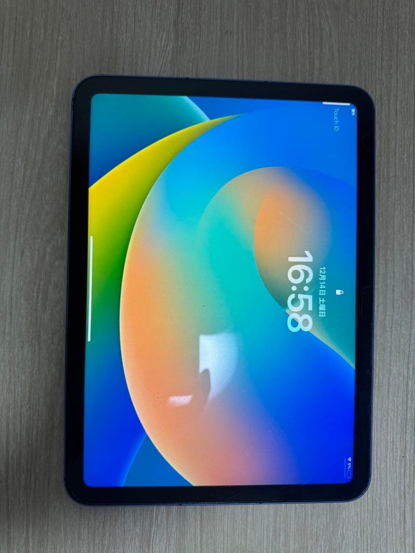 Apple iPad 第10世代64G青　本体　箱あり