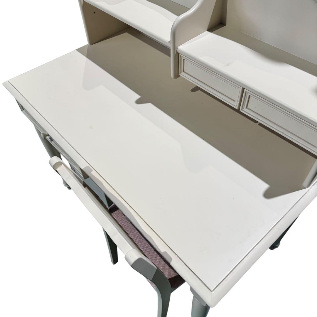 【直接引取限定】◼︎ ローラアシュレイ 学習机 アイボリー