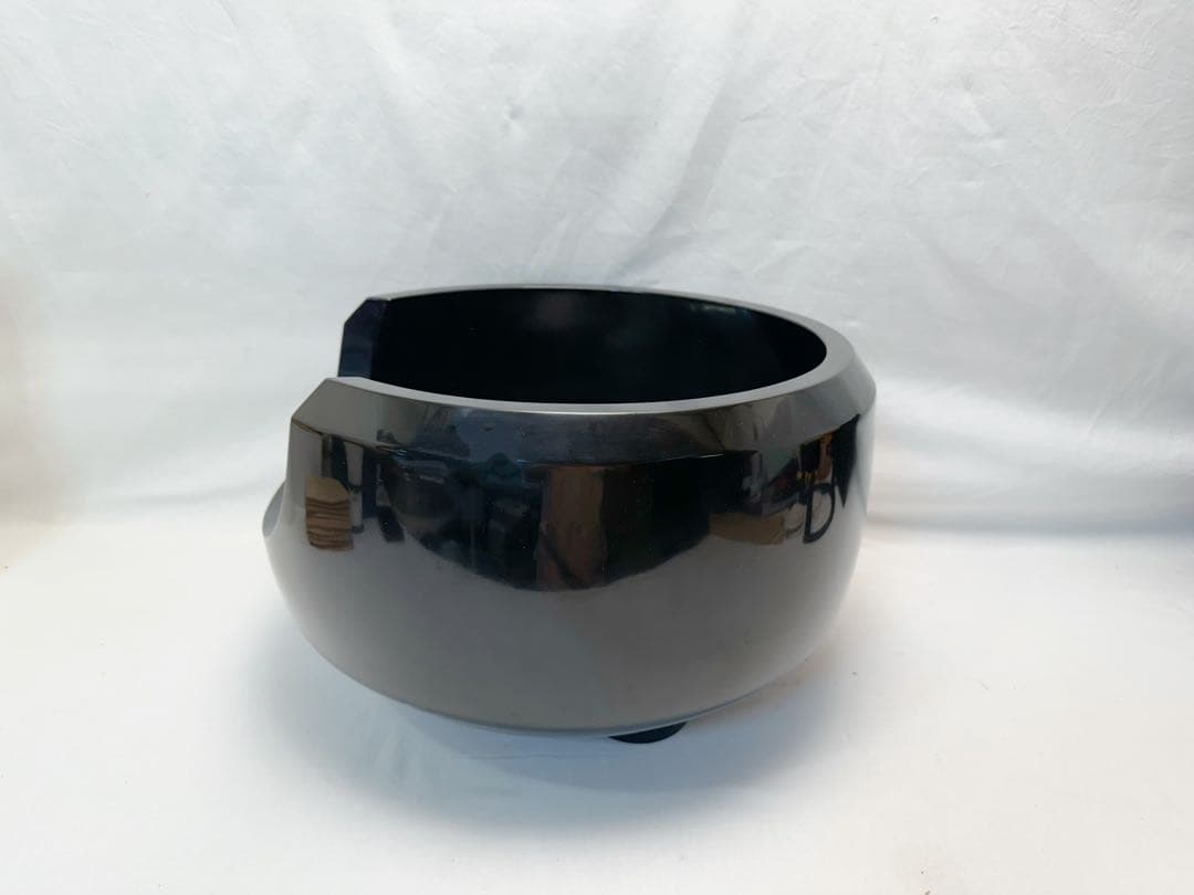 茶道具 有馬 太閤窯造 道安黒真塗 土風炉 敷板前瓦 五徳 据え火箸 枝炭 共箱