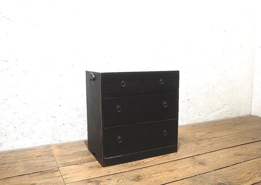 1335 レトロな小箪笥　引き出し　収納棚　展示台　和タンス　アンティーク　骨董