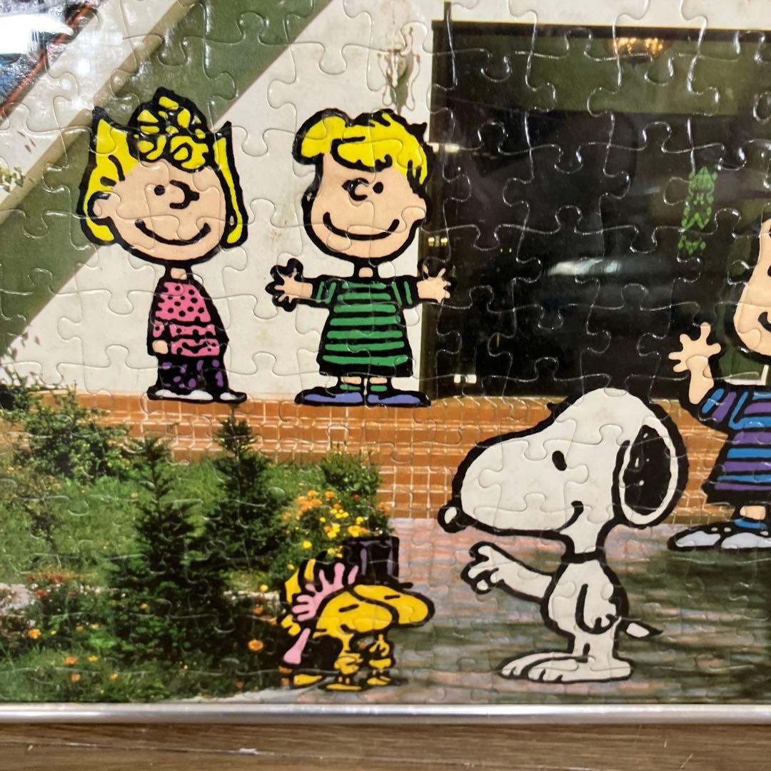 スヌーピー ピーナッツ チャーリーブラウン ジグソーパズル 完成品 フレーム