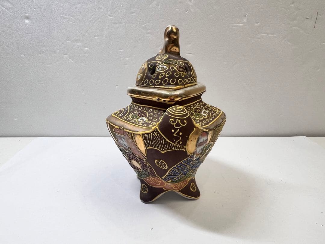 時代物　九谷焼　香炉　アンティーク　早い者勝ち