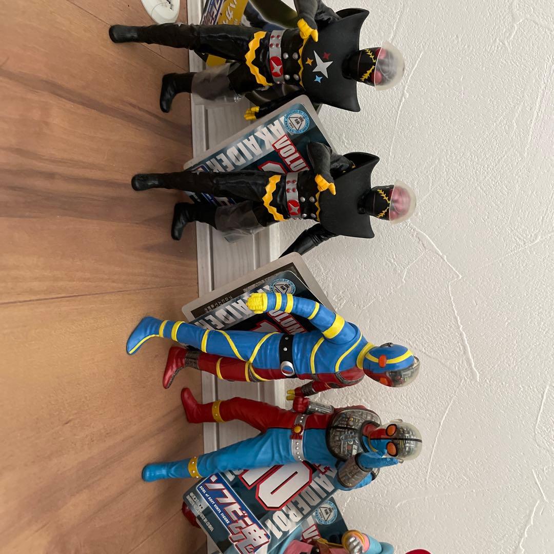 【絶版・美品・タグ付き】ソフビ魂　キカイダーフィギュア６体コンプリートセット