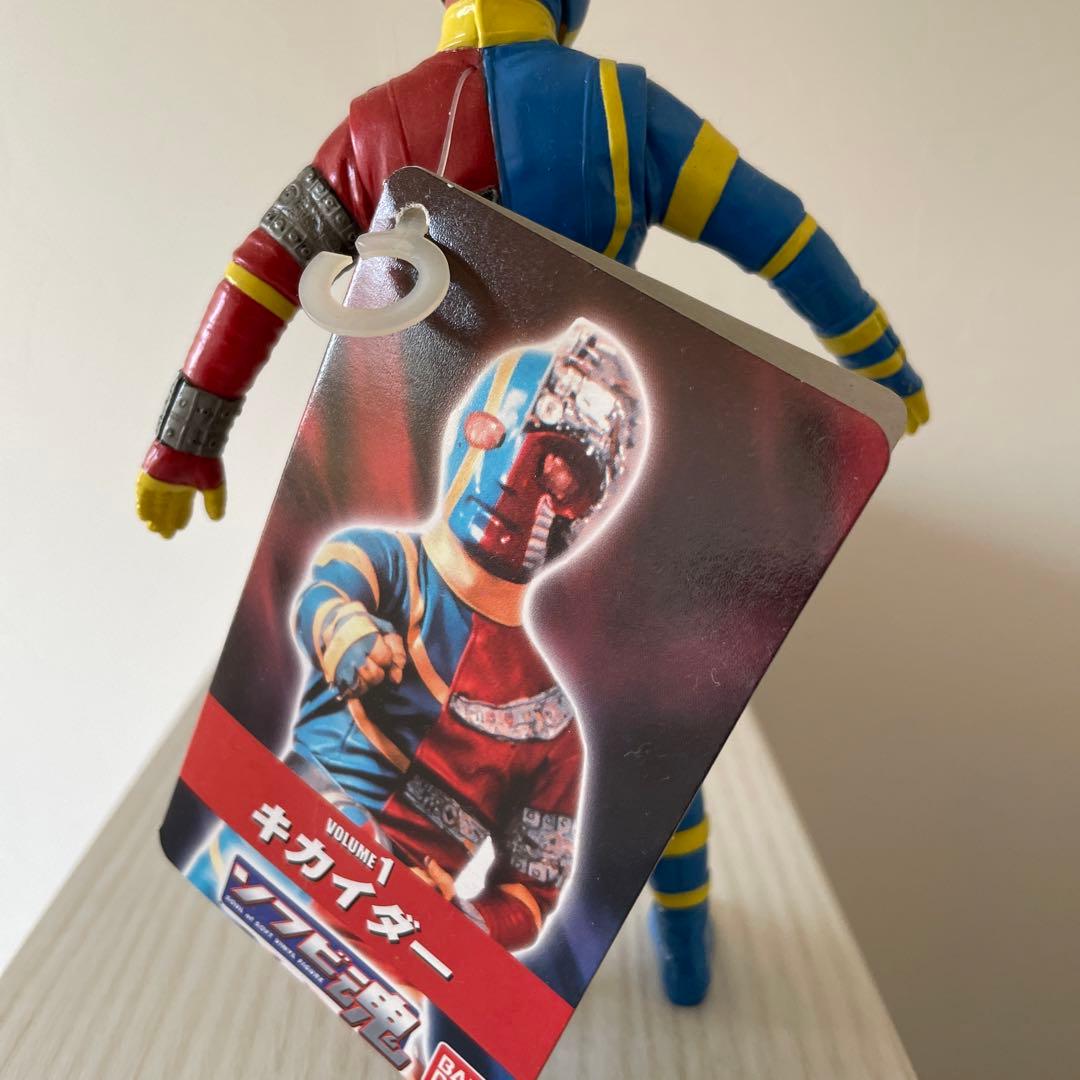 【絶版・美品・タグ付き】ソフビ魂　キカイダーフィギュア６体コンプリートセット