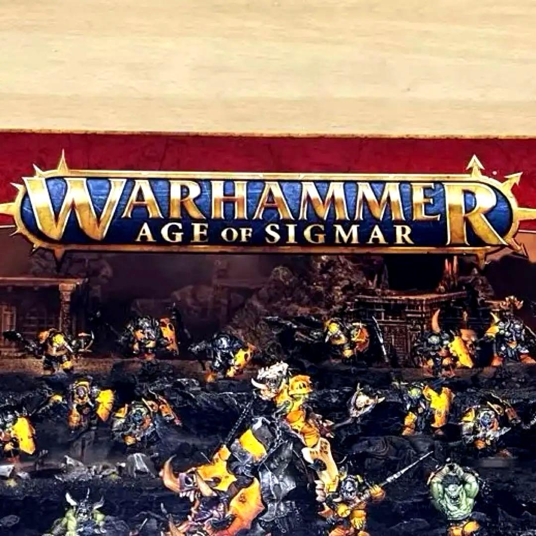 【新品】ウォーハンマーAge of Sigmar Wrekkamob 27体