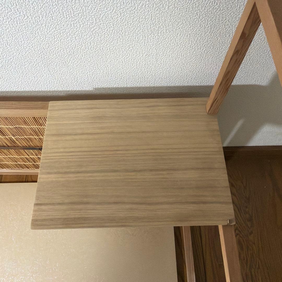 茶道具 自在棚 逆勝手点 【 織田有楽斎好写 台目棚 】 清峯