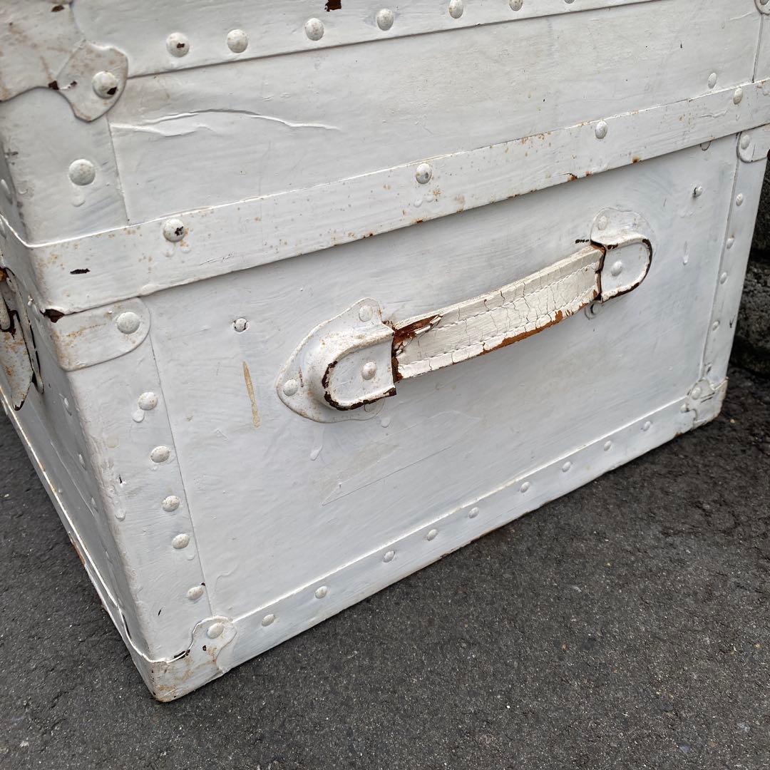 アンティーク木製トランクケース