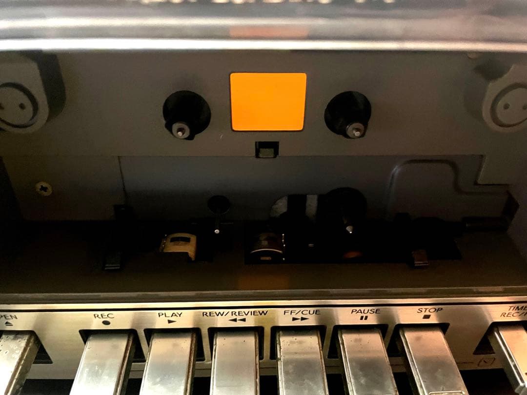 昭和レトロ　東芝Aurex カセットデッキ　PC-X10 ほぼ完動品