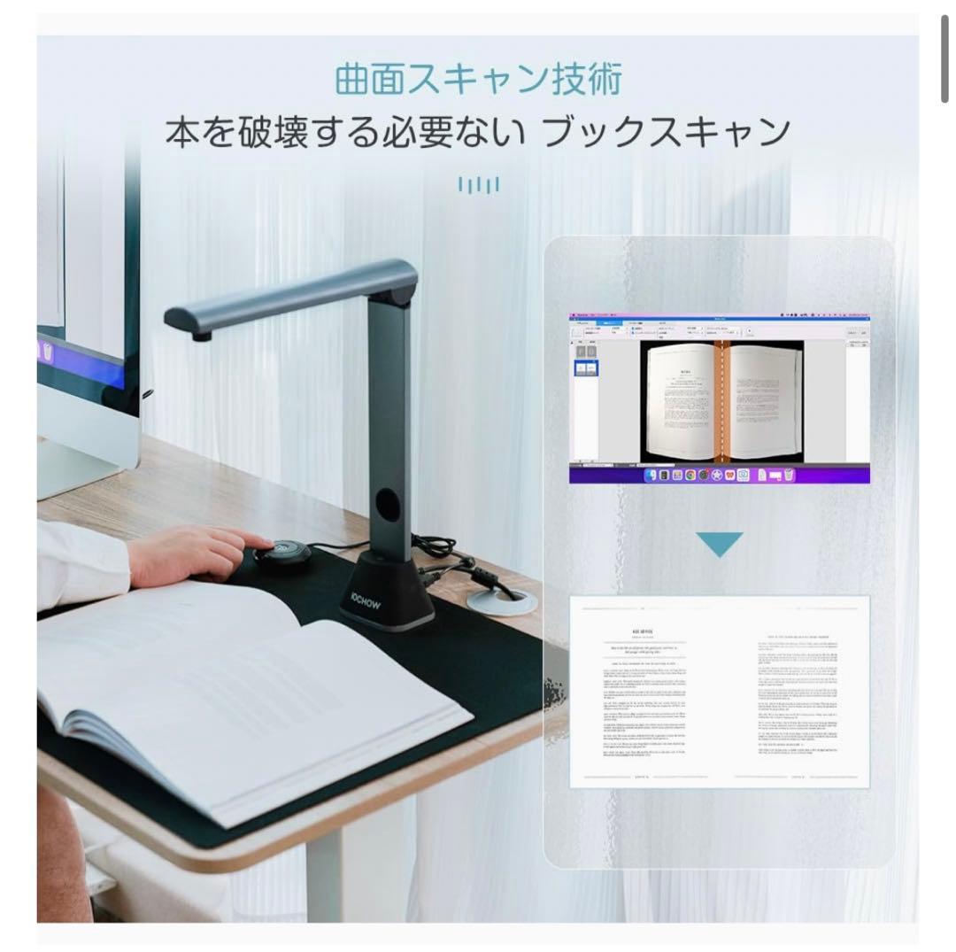 iOCHOW S3 ドキュメントスキャナー 1700万画素