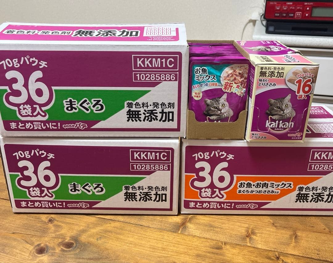 カルカン　パテ　ゼリー　まとめ売り　計138袋　パウチ　70g 旧パッケージ