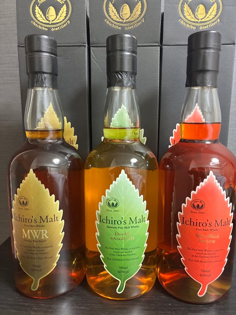 イチローズモルト3本セット MWR・Double ・Wine