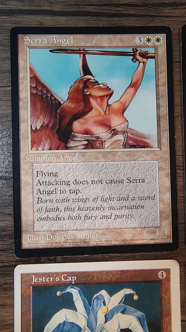 大判カード Black Lotus Serra Angel等 合計６枚 MTG