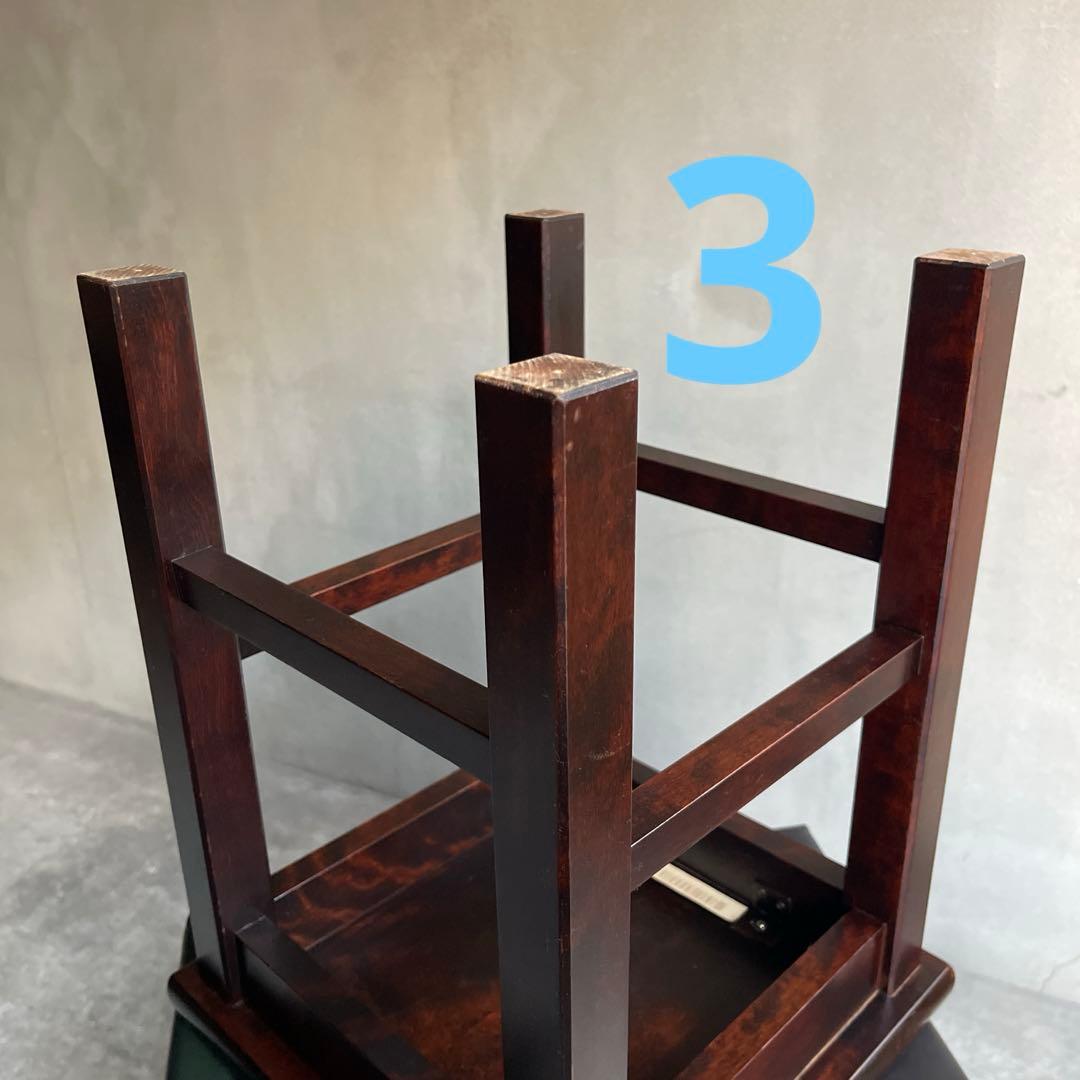 北海道民芸家具　樺材スツール　オールドヴィンテージ