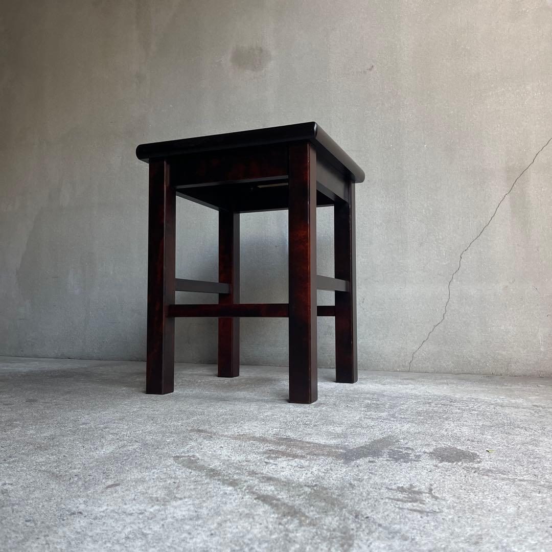 北海道民芸家具　樺材スツール　オールドヴィンテージ