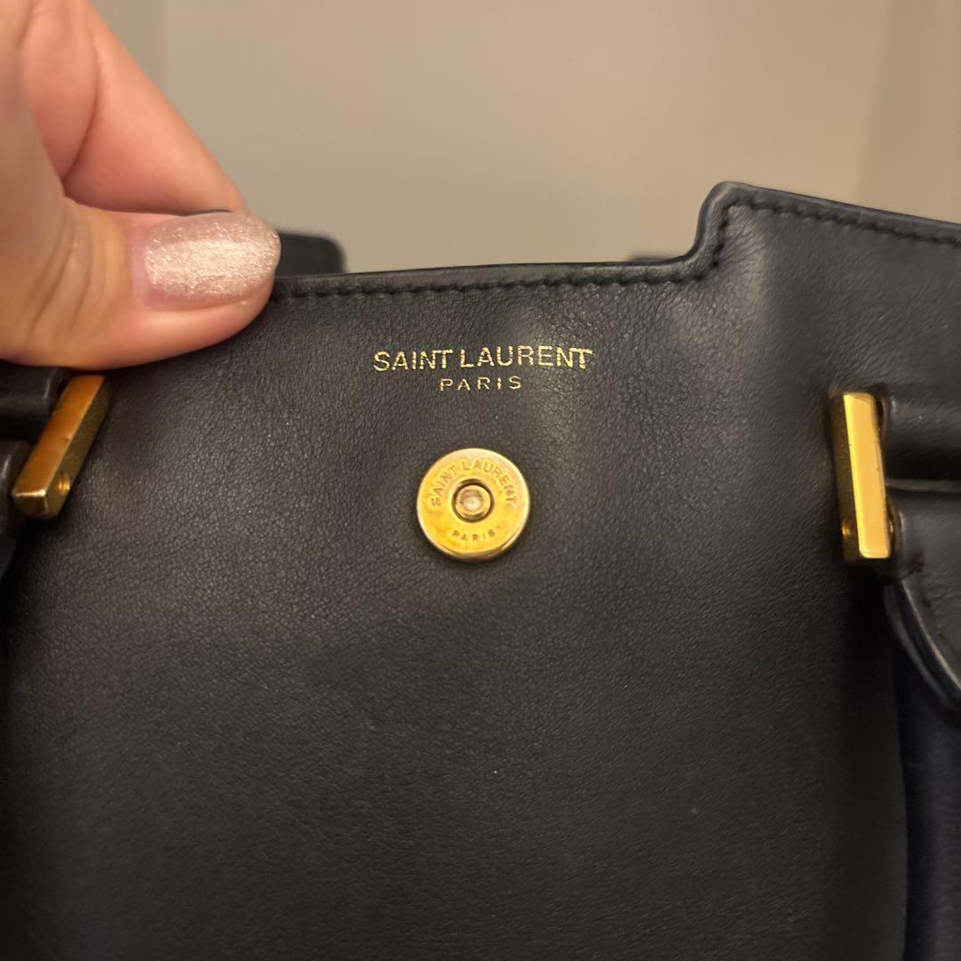 サンローランパリベイビーカバ スYSL ブラック2way ハンド