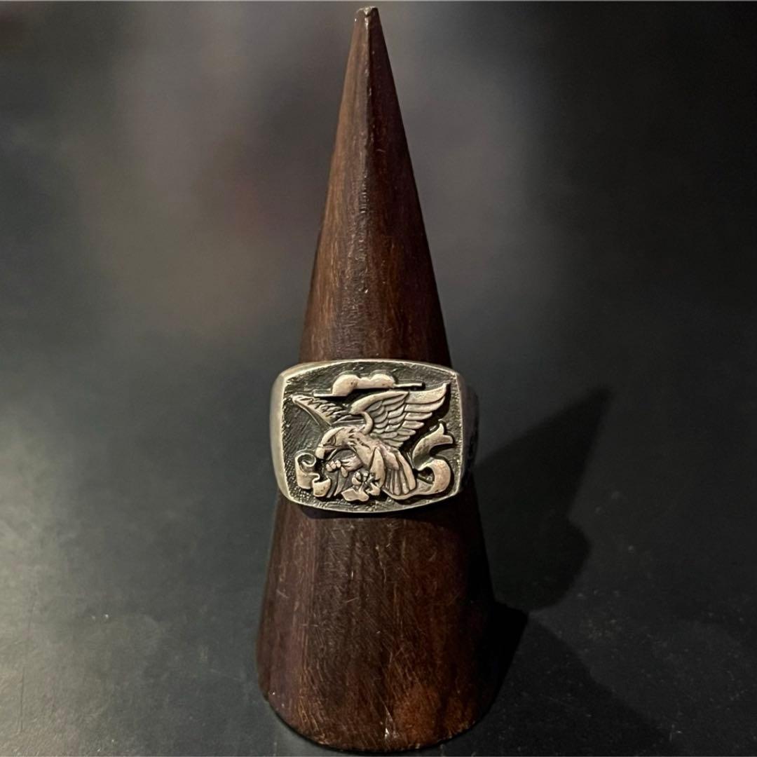 SILVER925 EAGLE SIGNET RING/シルバー/リング