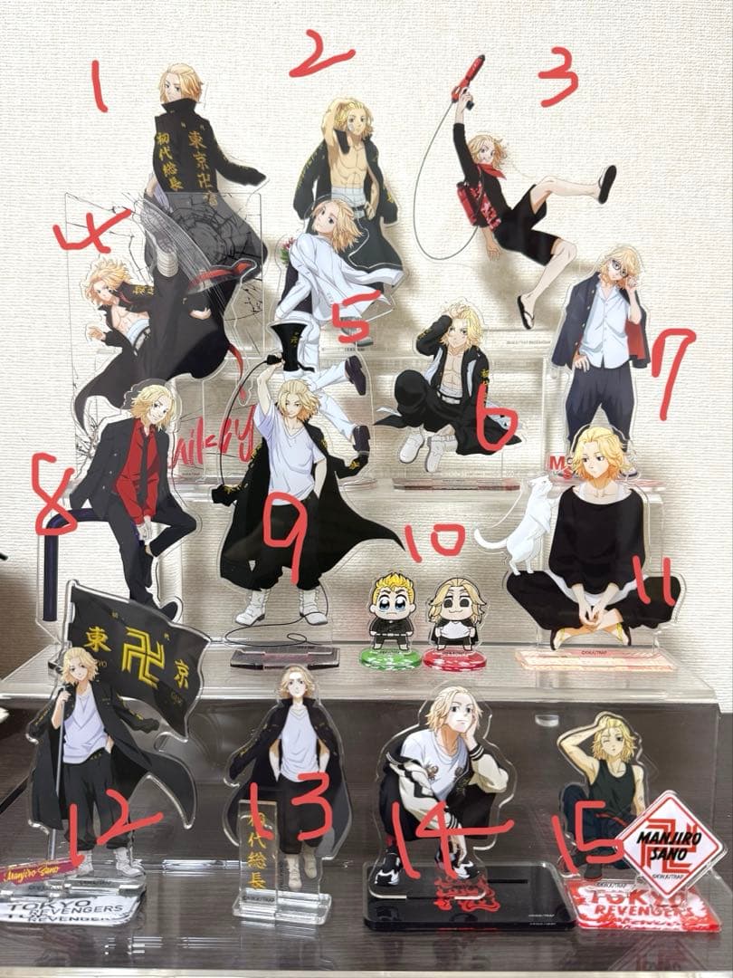 東京リベンジャーズ 東リベ 佐野万次郎 マイキー アクスタ バラ売り