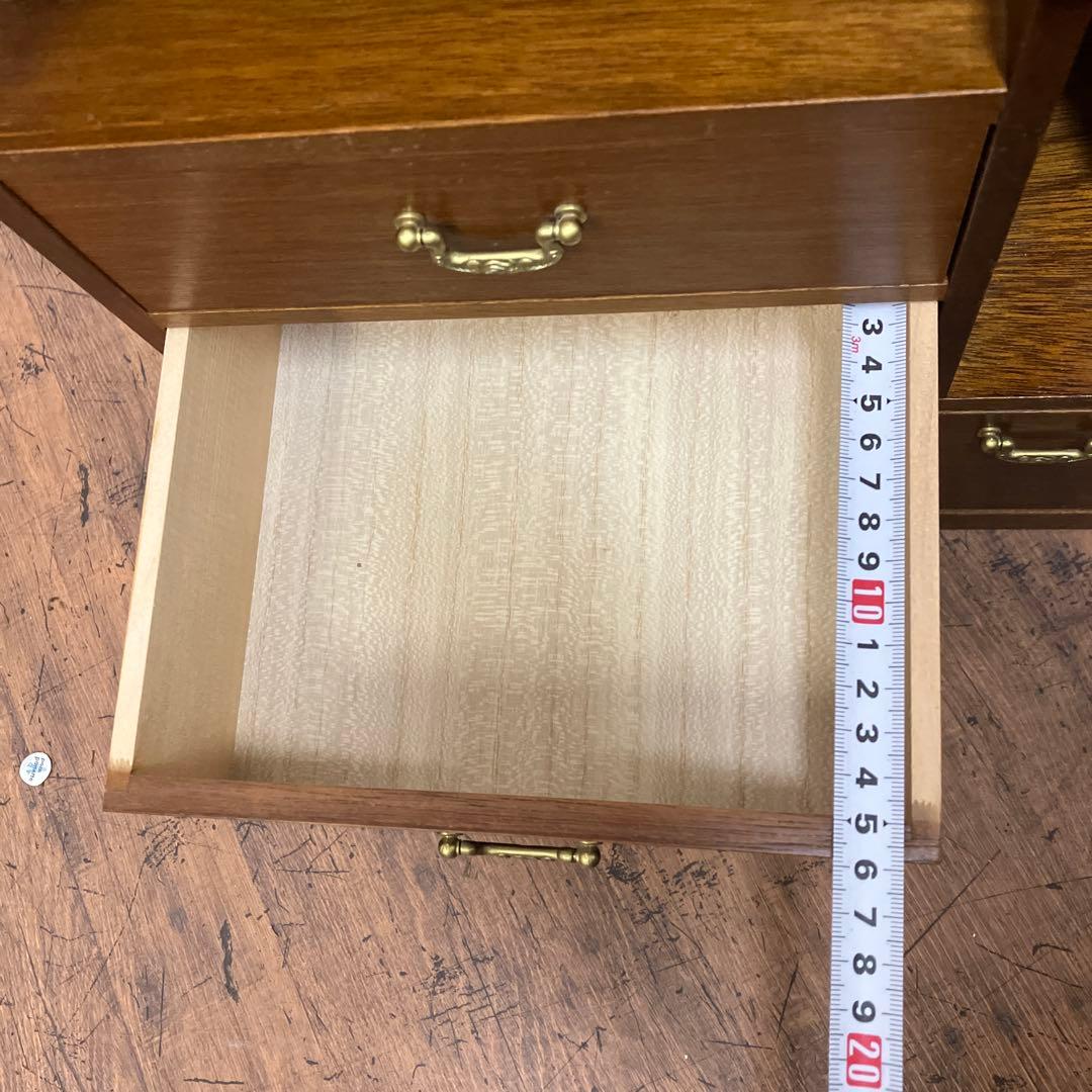 A-4 昭和レトロ ドロップリーフ式 テーブル 折りたたみ式 木製 収納棚