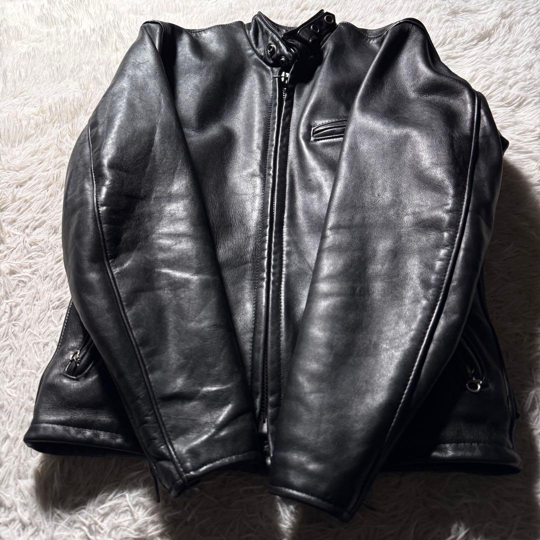 【米国製】schott ライダースジャケット　シングル　641 本革