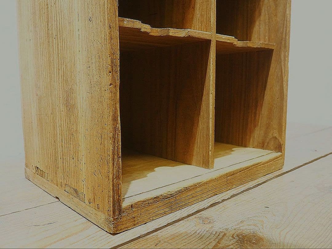 1301 レトロな収納棚　飾り棚　小物入れ　古家具　ケース　ラック　ビンテージ