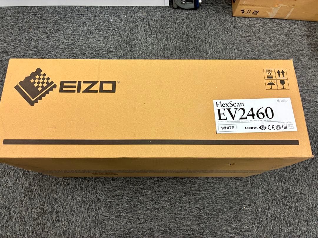 【新品未使用】EIZO EV2460 ホワイト23.8インチモニター