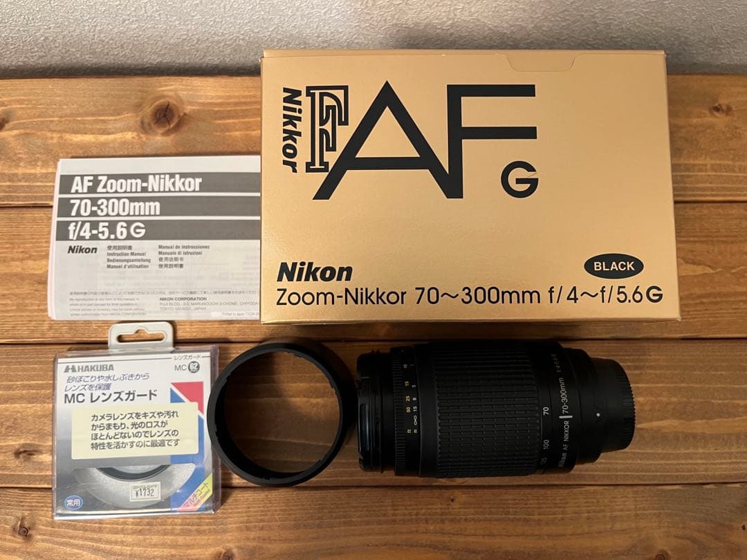 Nikon一眼レフ交換レンズダブルズームセット　28-80mm/70-300mm