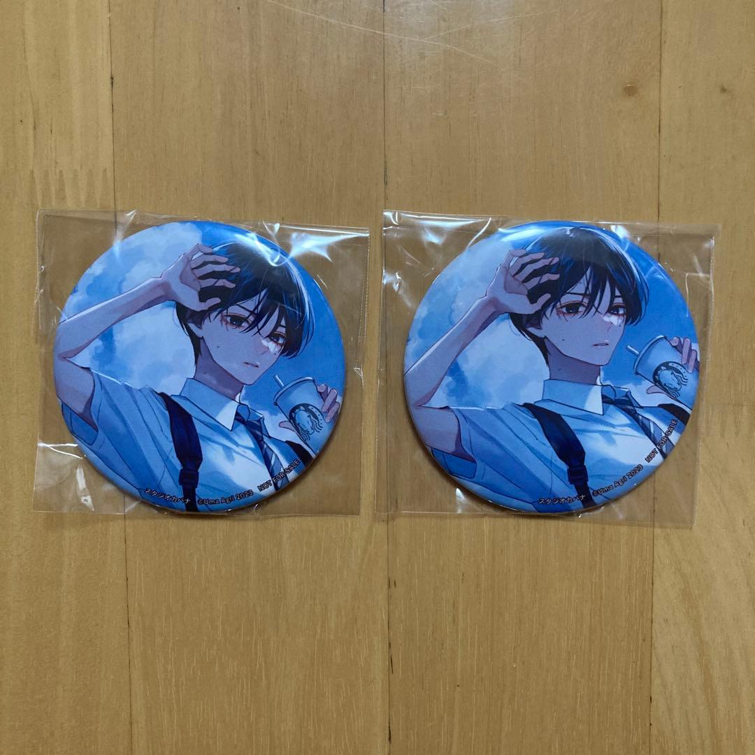 2点 特典 缶バッジ 優助 カドコミ スタジオカバナ カドカワストア カドスト