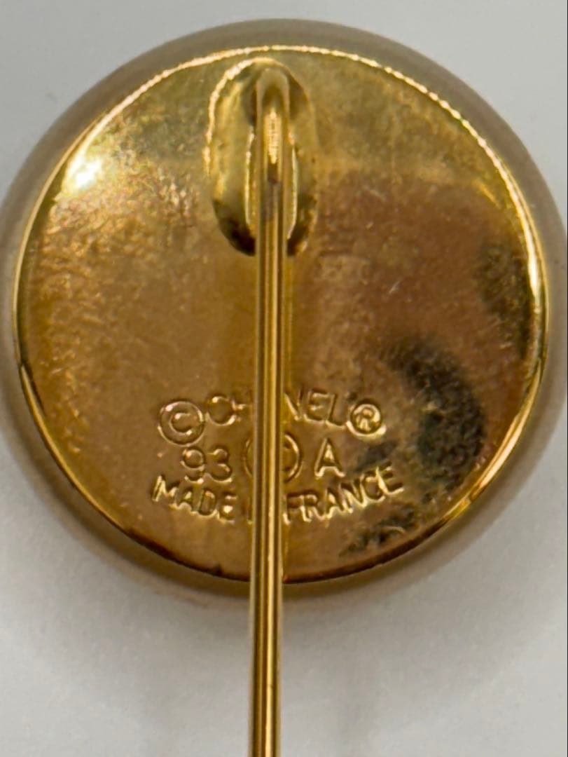 CHANEL 93P ココマーク GP ブローチ ゴールド