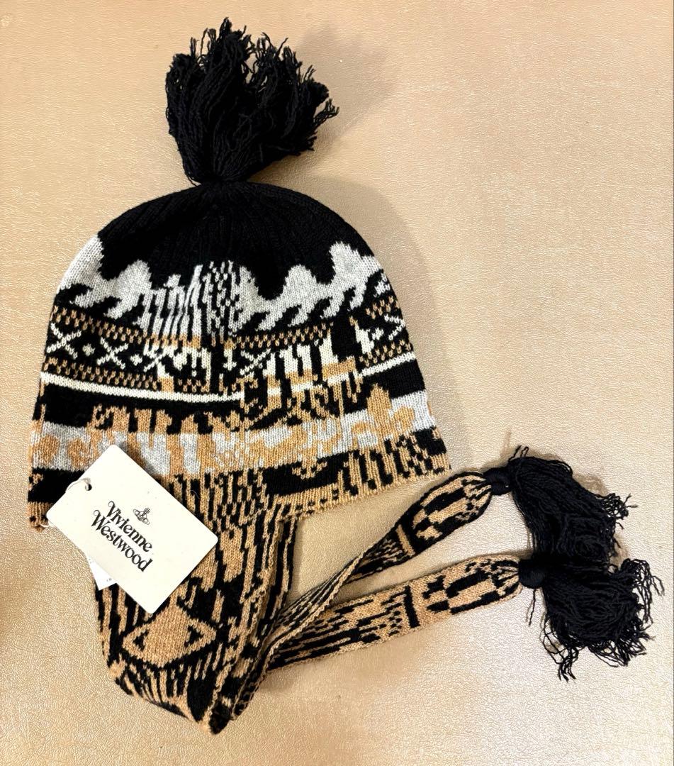 セ*ム様 ヴィヴィアン・ウエストウッド FLAP EARS ニット帽　新品未使用
