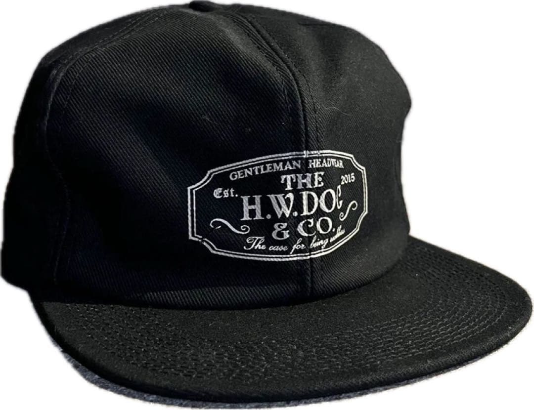 THE H.W.DOG&CO. TRUCKER CAP ブラック 紙幣タグ付き