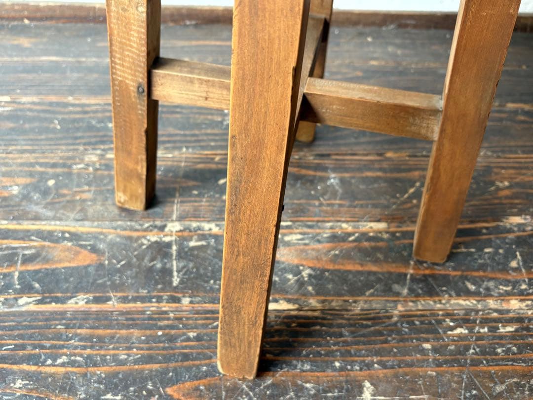 丸椅子 木製シンプルスツール　子椅子