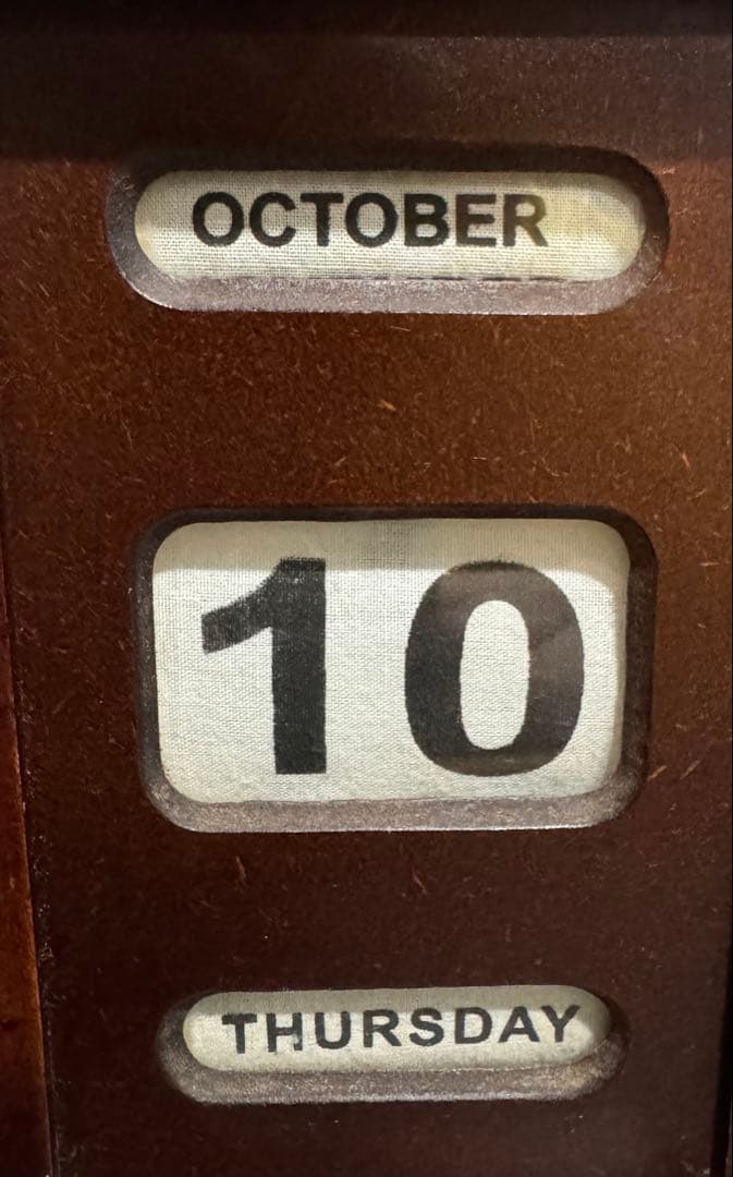 【アンティーク】　万年卓上カレンダー