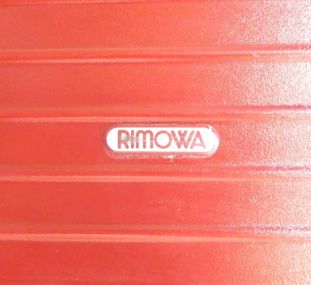 RIMOWA リモワ　スーツケース　四輪　Lサイズ 　赤　中古品
