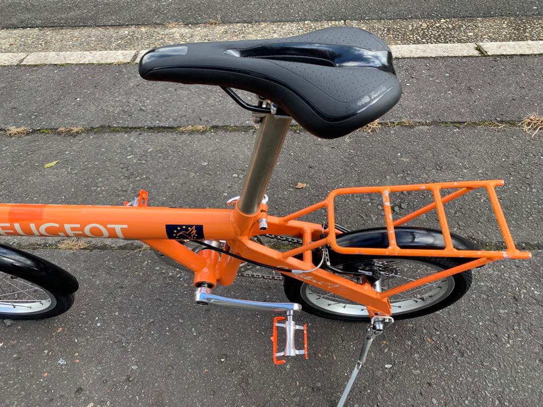 【即乘】送料無料 PEUGEOT 折り畳み自転車7速 ミニベロ 小径車16インチ