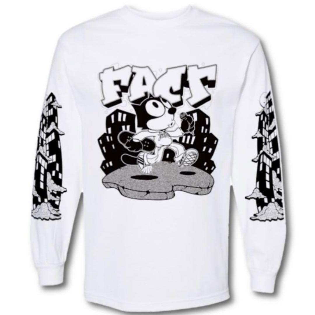 FACT POP PUNK CAT LONGSLEEVE Tee Lサイズ