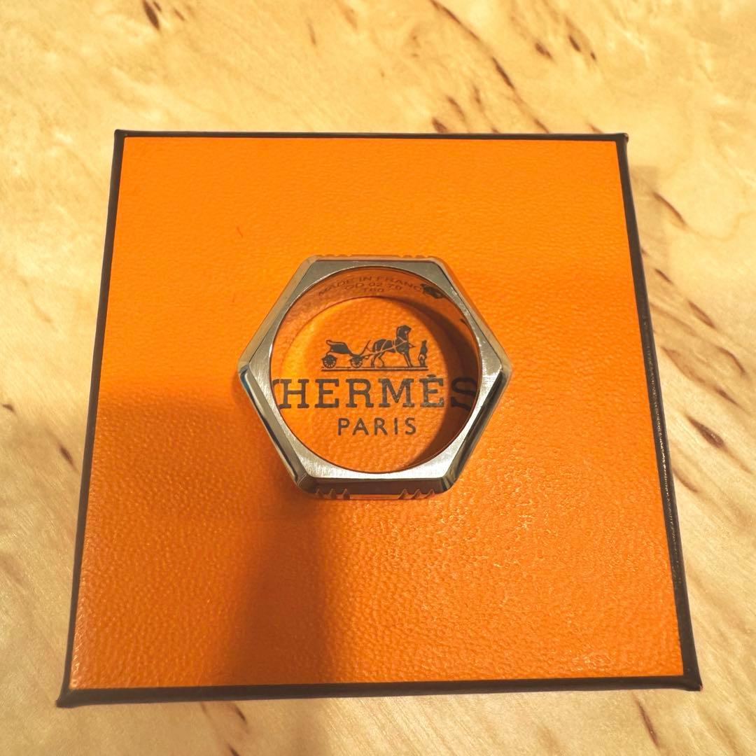 希少 HERMES Toolboxリング 60 メンズ 指輪 ツールボックス