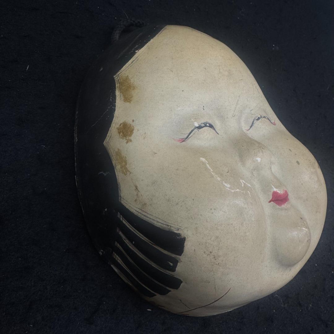 時代物 春画人形 裏隠し春画人形 お福 おかめ面 壁掛け