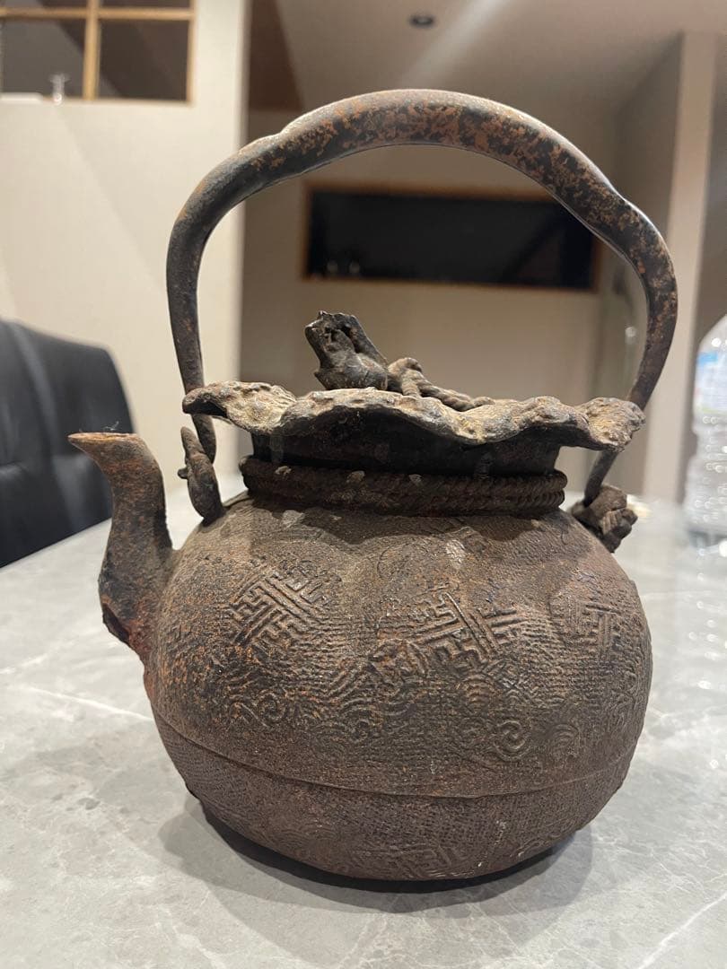 茶道具鉄瓶　上田照房