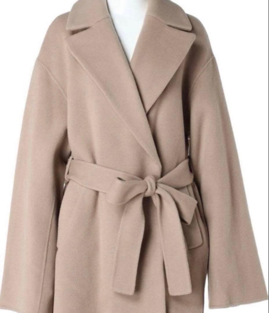 Arpege story リバーコート キャメル M ミドル丈