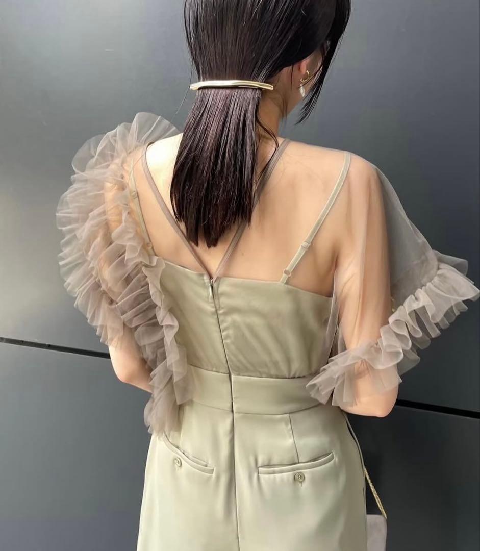 【こきPoM】 LADYチュールドッキングコンビネゾン　ミントラグナムーン