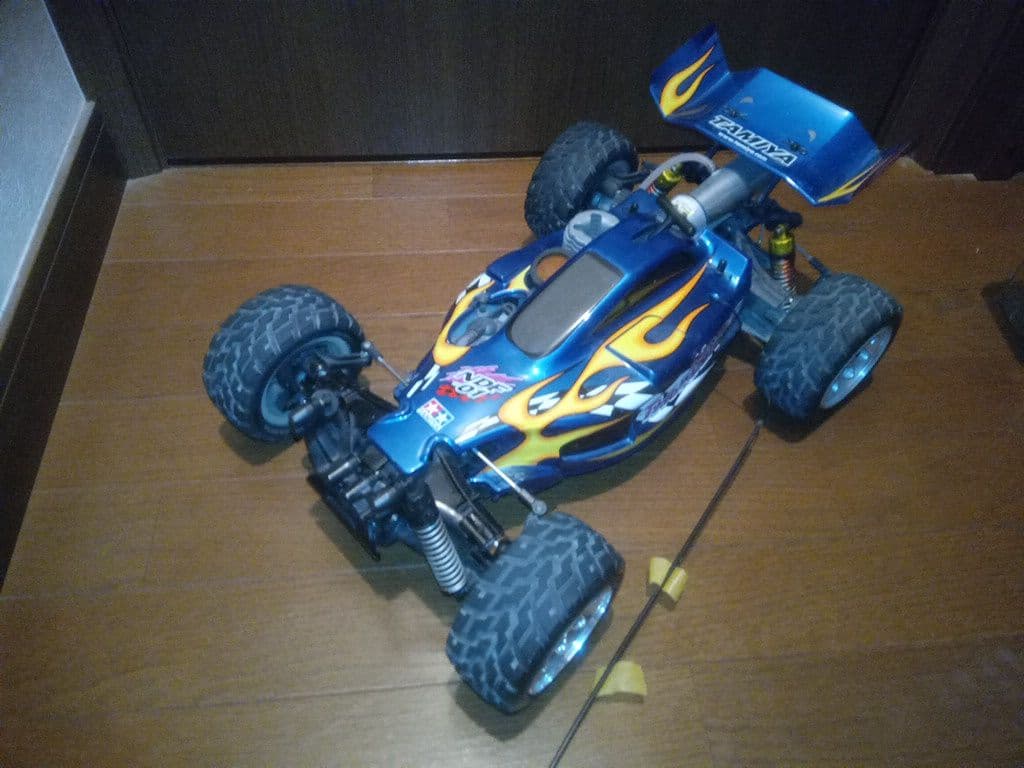 ナイトロサンダー　タミヤ　ラジコン　エンジン　ジャンク品　パーツ付き