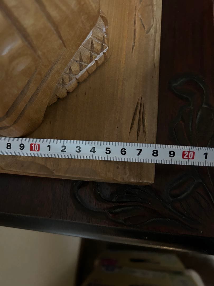 ビンテージ 木彫り ニポポ人形 夫婦 約40cm 幸福 家内安全　昭和レトロ希少