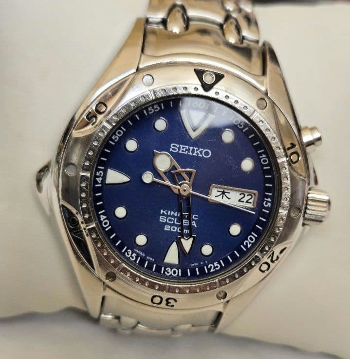 SEIKO キネティックスキューバ ピピン 青文字⌚