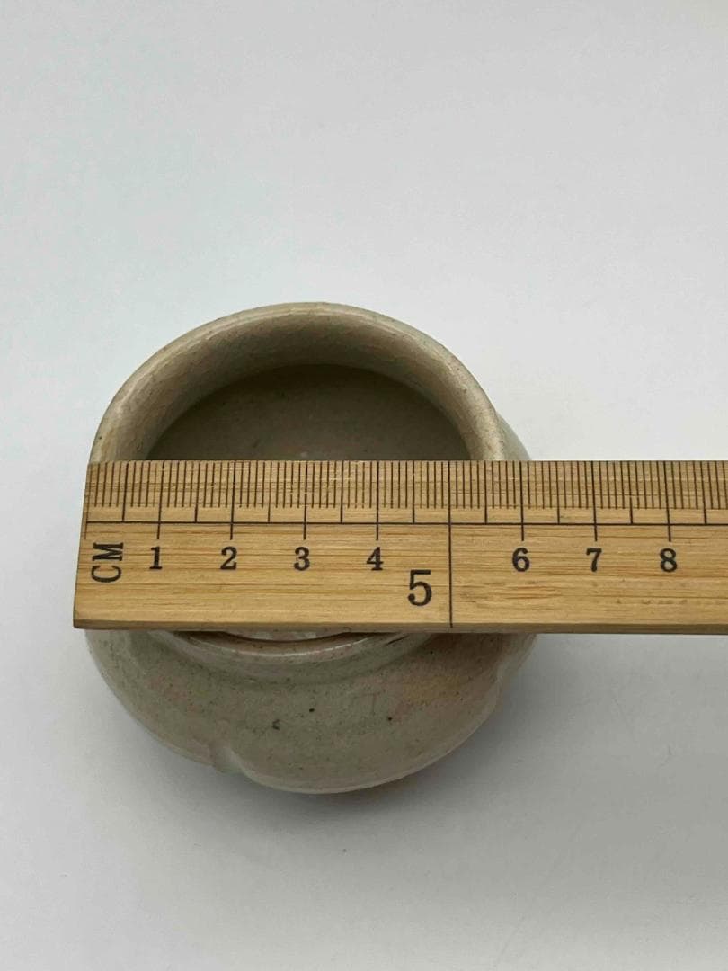 宋時代　白磁 青白磁瓜棱壺二個　茶入れ　煎茶道具　唐物(C-59)