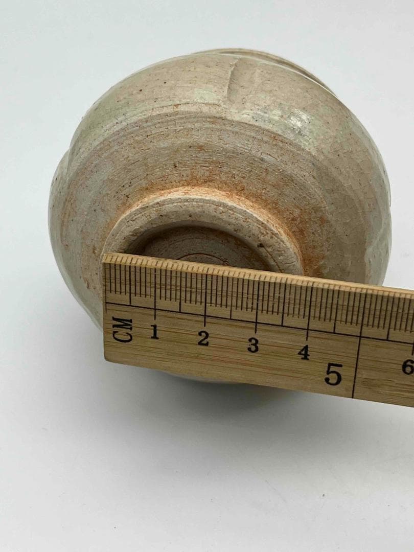 宋時代　白磁 青白磁瓜棱壺二個　茶入れ　煎茶道具　唐物(C-59)